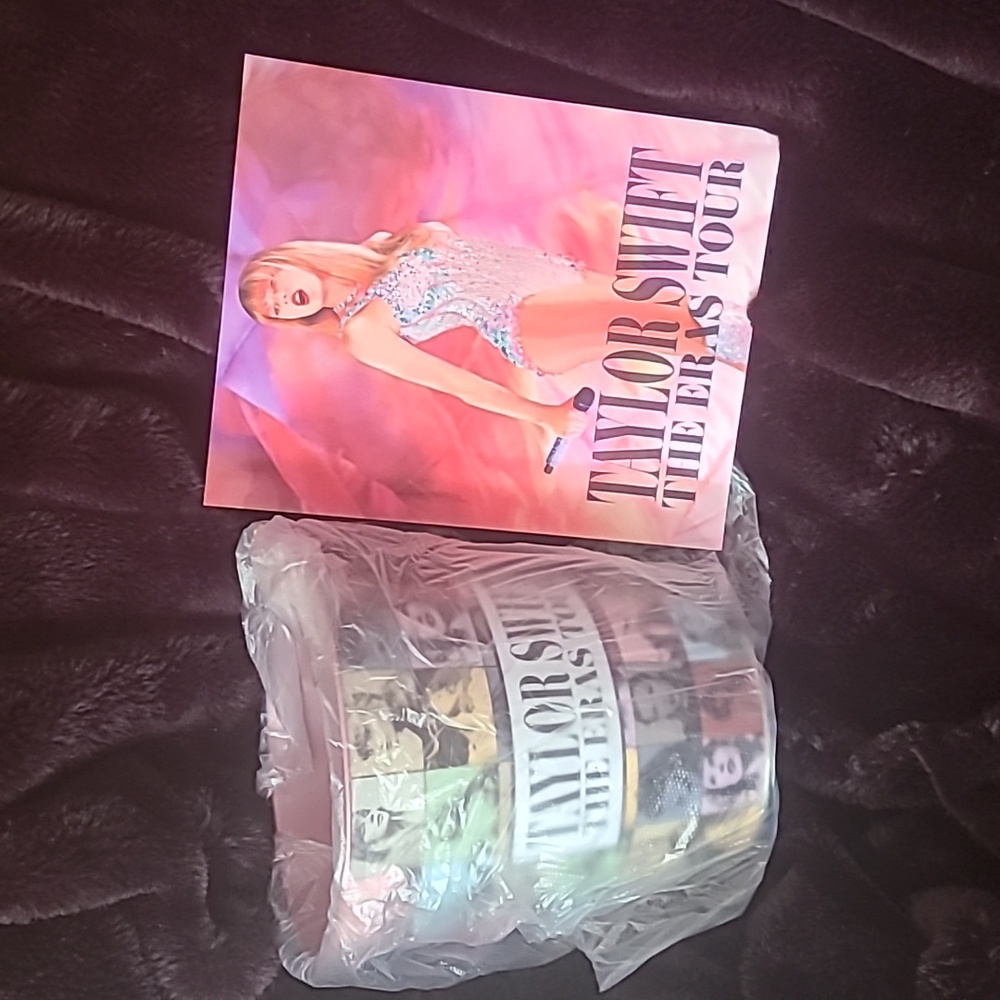 New Taylor Swift Pink Popcorn Tin & Poster